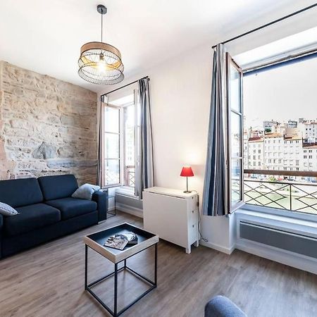 Renovated apartment Saône view in the heart of the historic district Lião Exterior foto