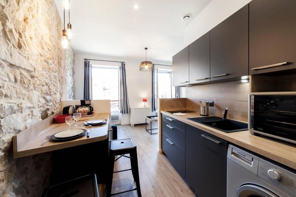 Renovated apartment Saône view in the heart of the historic district Lião Exterior foto